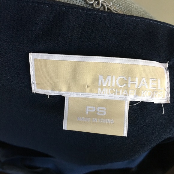 Michael Kors Silk Navy Tank - Picture 4 of 5